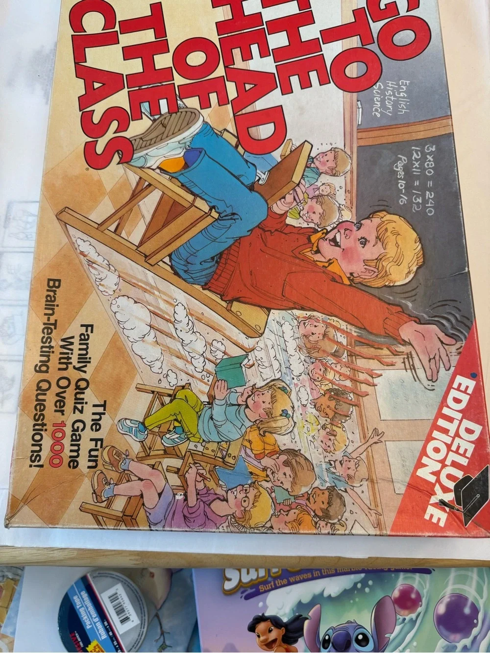 Go To The Head of the Class Deluxe Edition Board Game -complete excellent